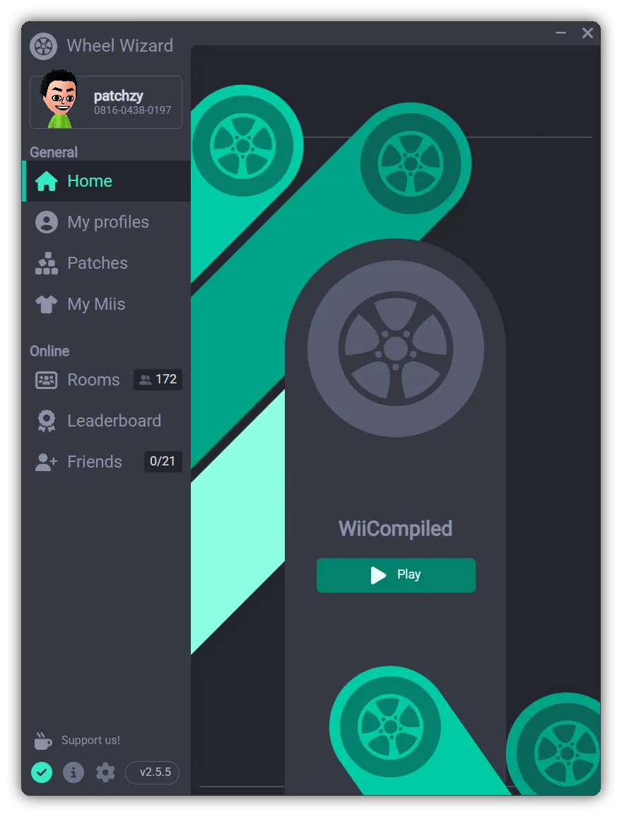 Wheel Wizard's home page