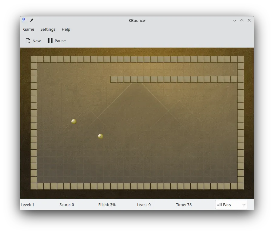 Playing KBounce
