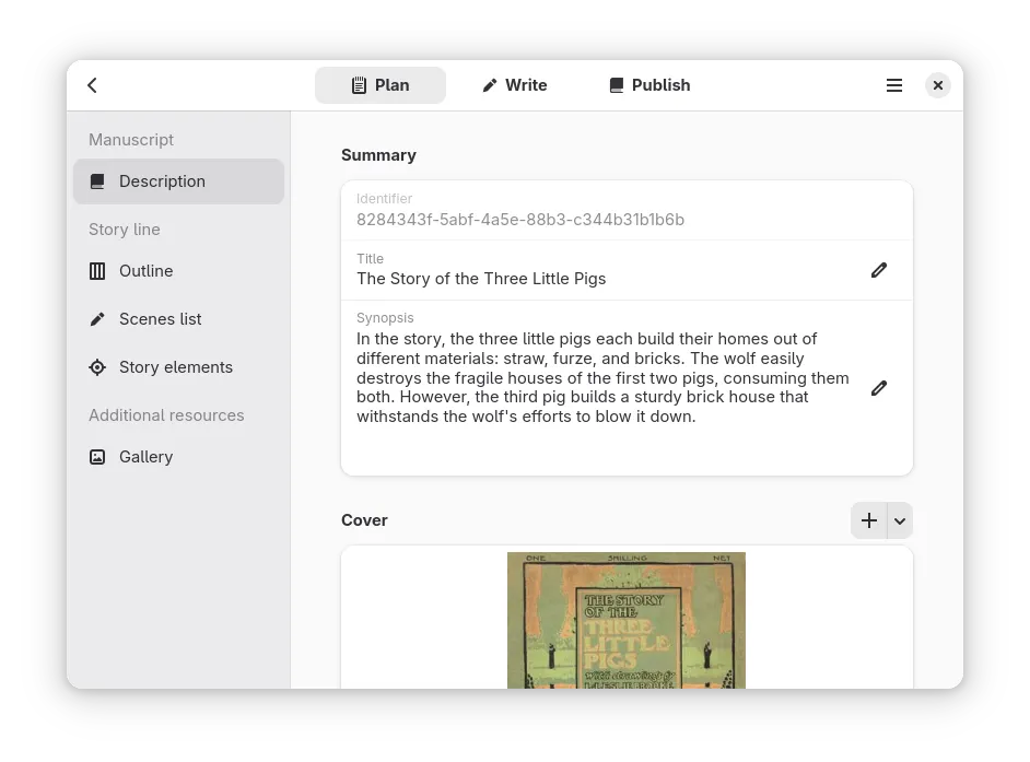 Plan the content of the manuscript