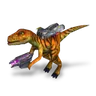 Sovelluksen Nanosaur logo